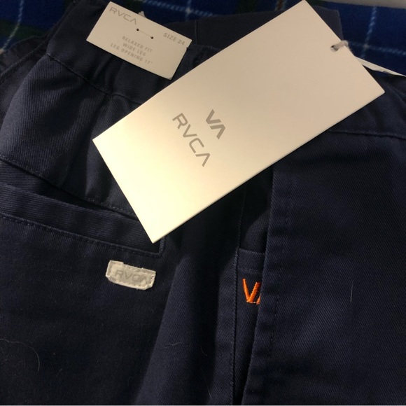 Bundle of NWT 2 pairs of RVCA gender neutral pants - Picture 7 of 8